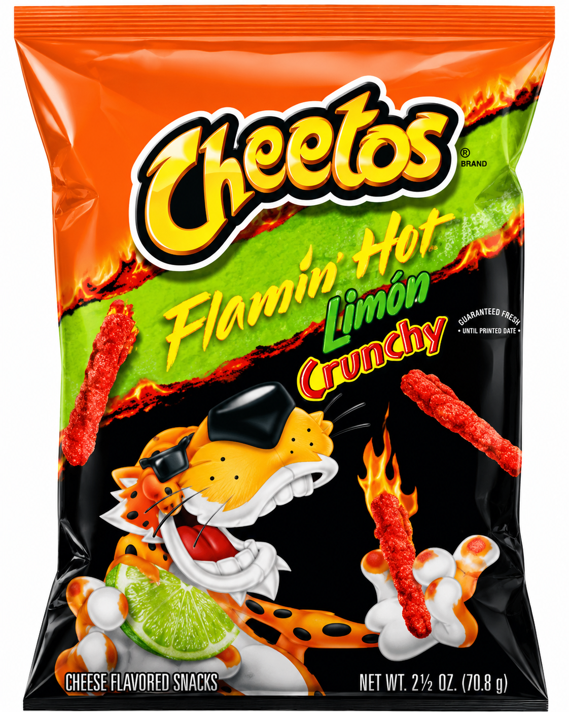 Cheetos flaming hot limon