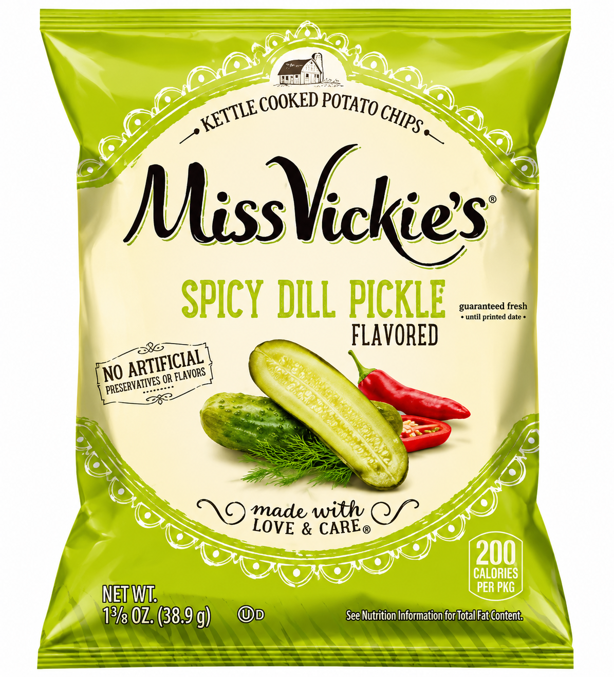 Miss Vickie's spicy dill pickle