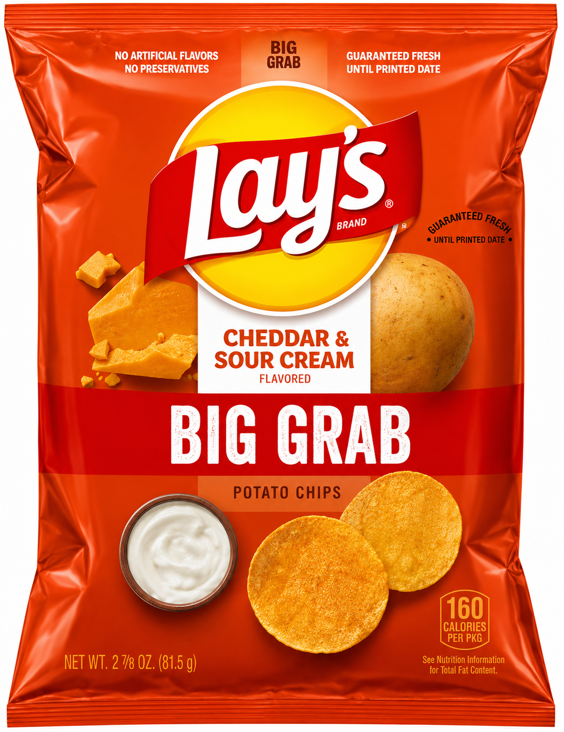 Lays cheddar & sour cream