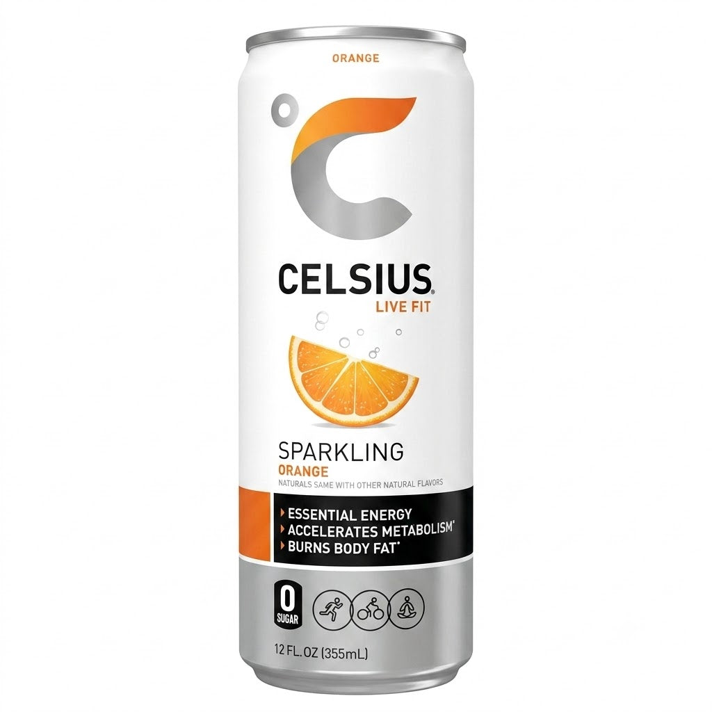 Celsius sparkling orange
