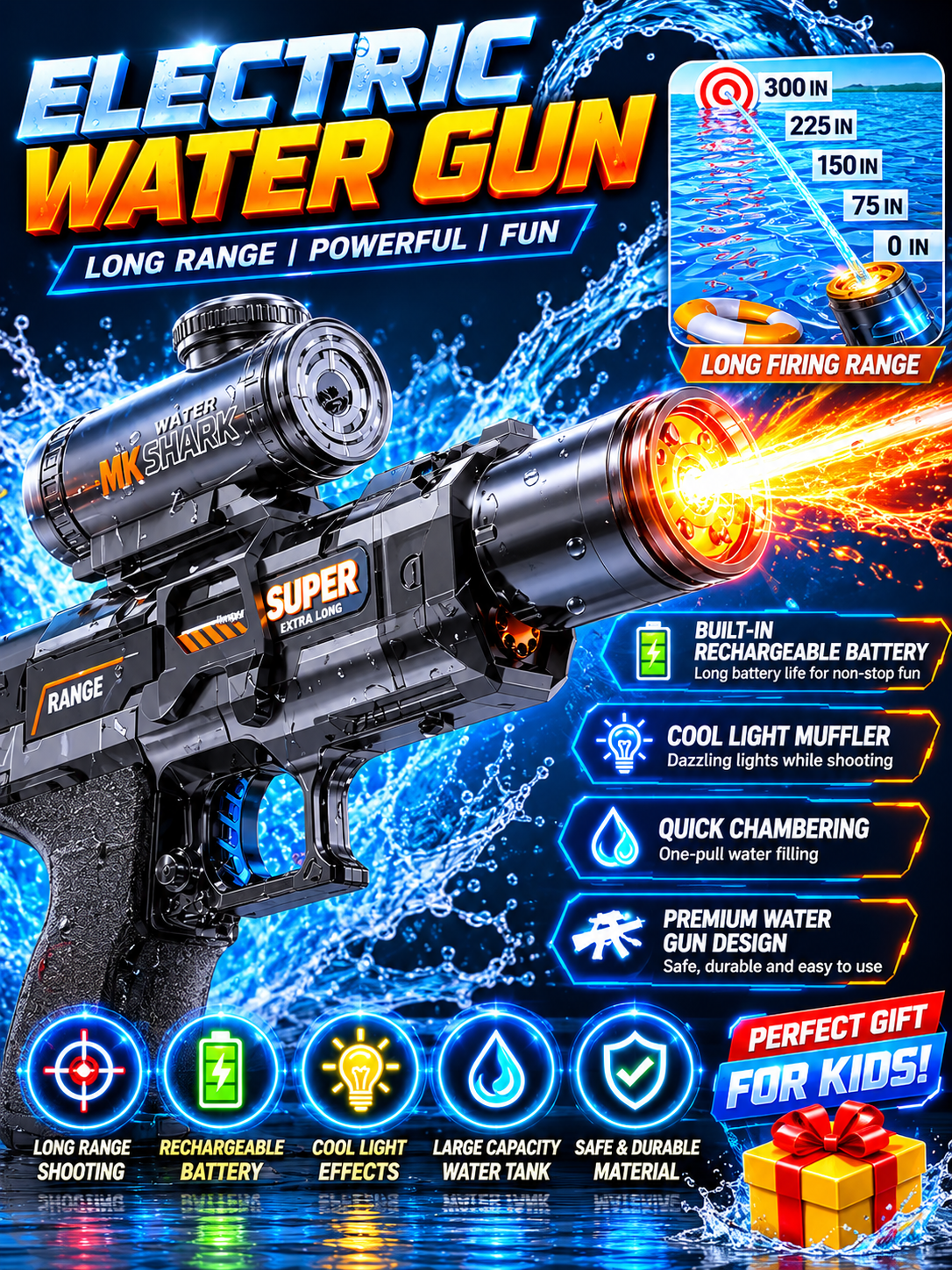 Electric water gun