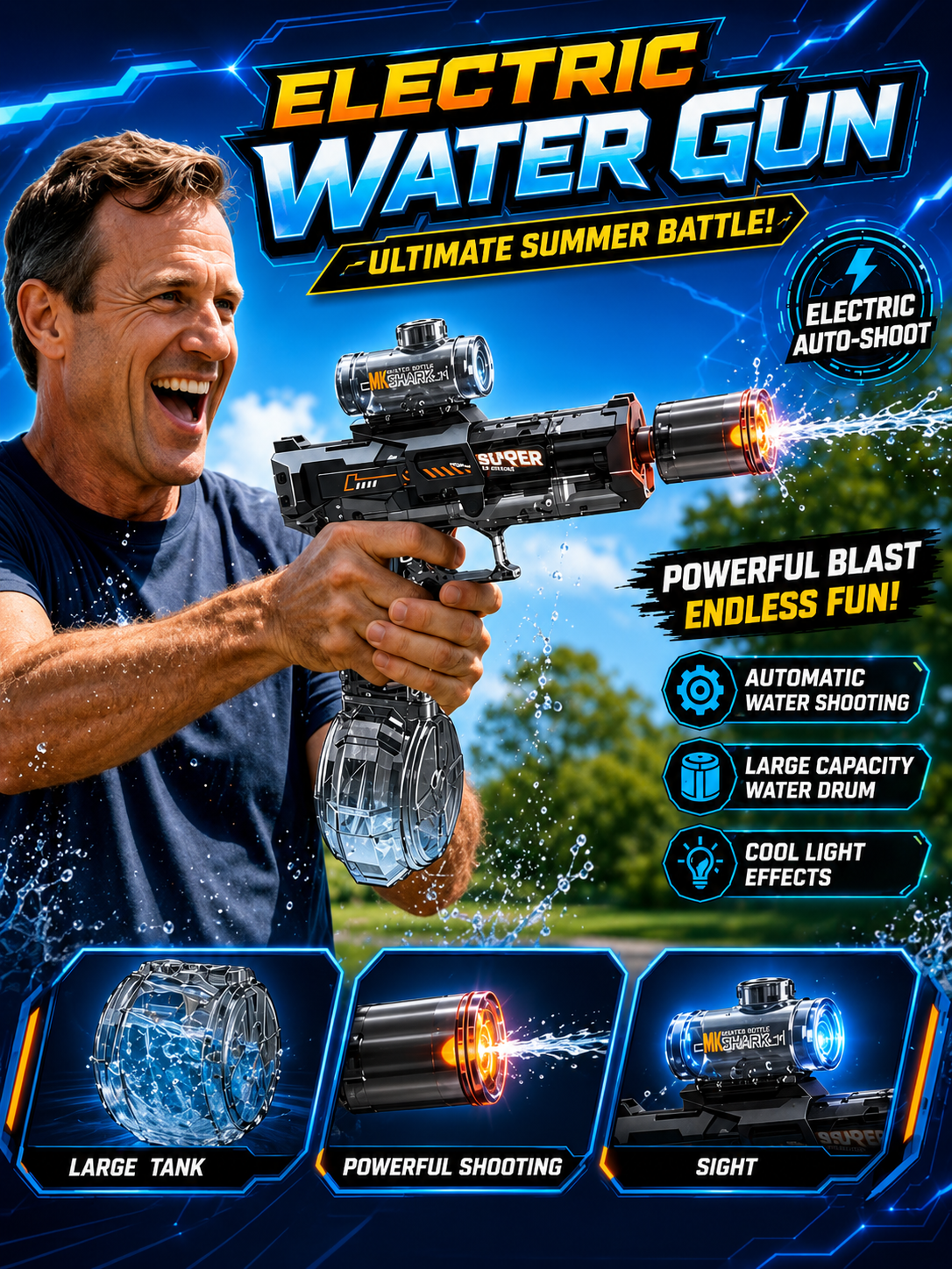Electric water gun
