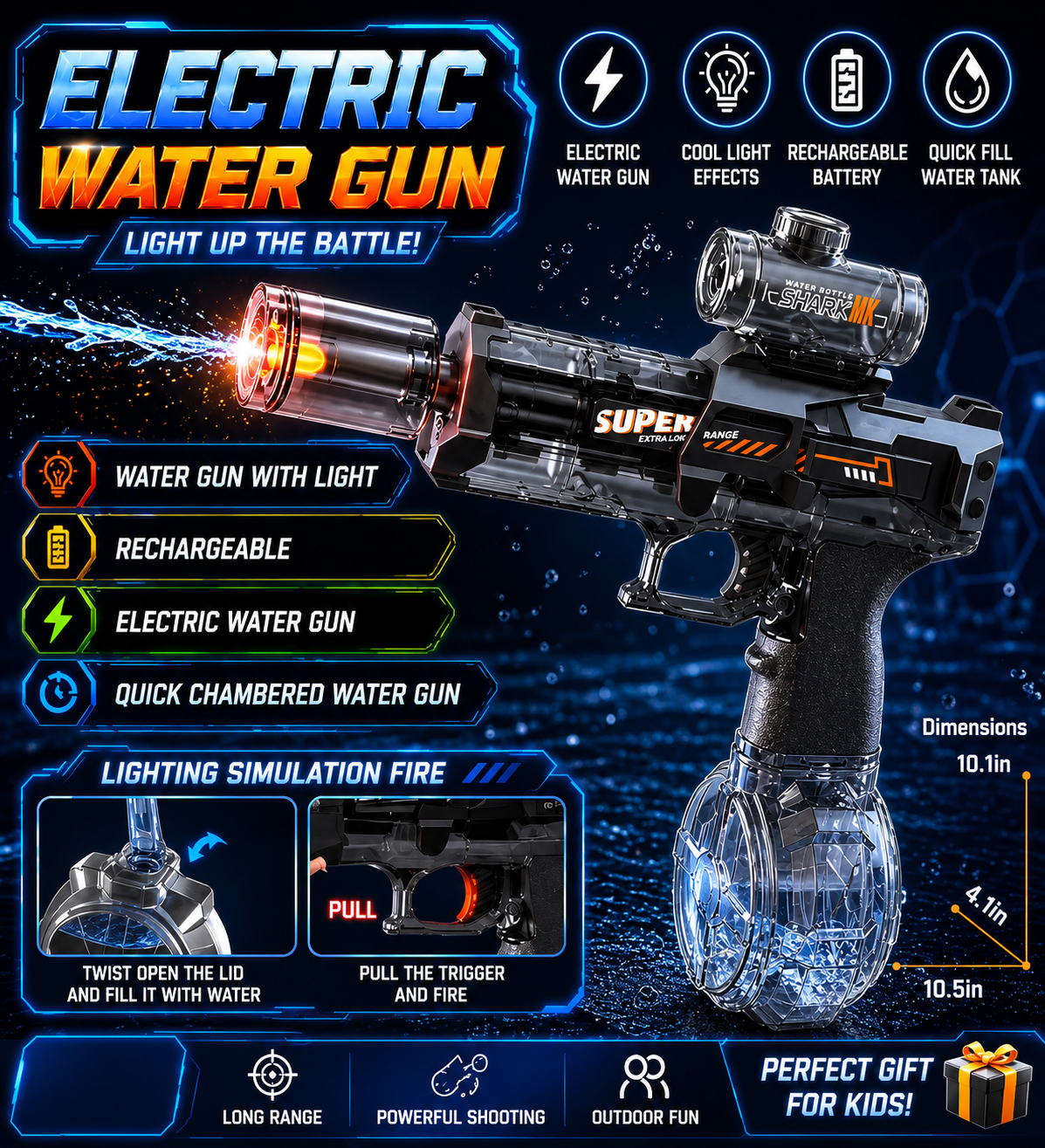 Electric water gun